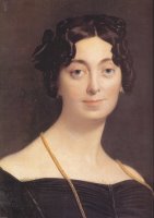 Madame Jacqueslouis Leblanc, Nee Francoise Poncelle [detail] by Jean Auguste Dominique Ingres